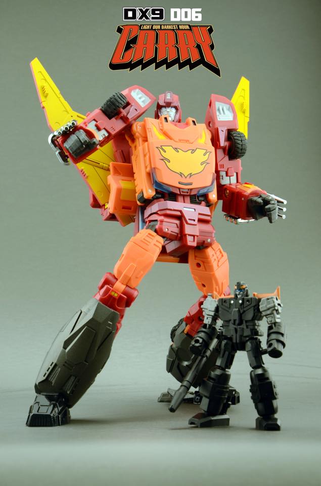 DX9 D06 Carry Final Production Images of Not Rodimus Prime Figure